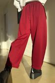 Sola Smart Tech Barrel Pant Burgundy